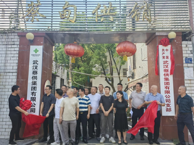 强化为农服务！武汉蔡供集团有限公司正式揭牌成立