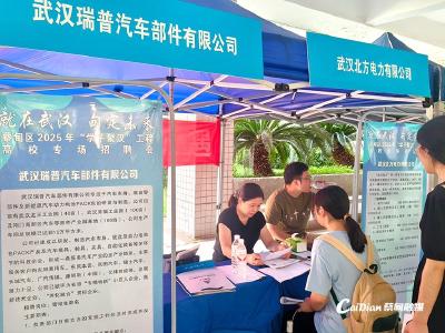 政校企联动促就业 蔡甸区专场招聘会助力“学子聚汉”