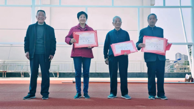 郧阳区卫健局老年门球队获团体二等奖