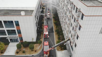 郧阳区开展学校寝室消防安全演练