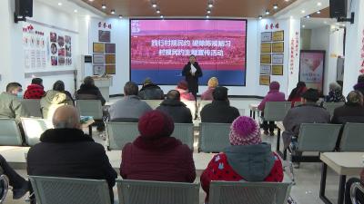 龙韵村开展“践行村规民约 破除陈旧陋习”主题宣传活动