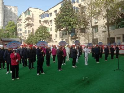 郧阳区教育系统第32届老年门球运动会开幕