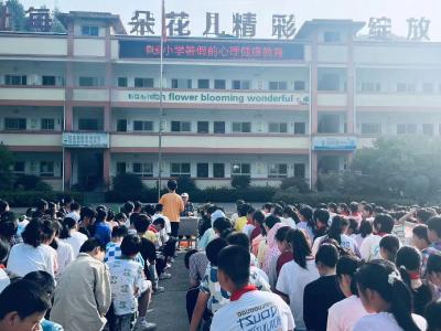 郧阳区鲍峡镇花园小学举办假前心理健康讲座