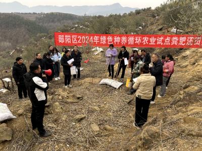 郧阳区农业农村局开展绿色种养循环农业试点粪肥还田技术培训