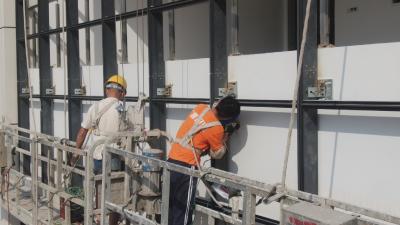 奋力建支点 夺取“双过半” | 郧阳区第二人民医院项目加快建设  预计7月底建成