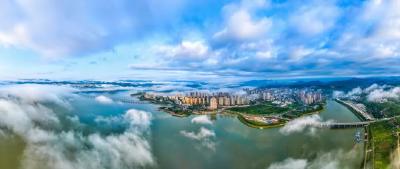 十堰郧阳：雨后初晴，把天空洗蓝了送给你...