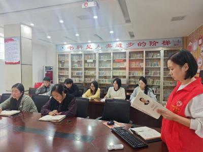 郧阳区城关镇北门社区：“晨读课堂”润初心 书香赋能基层行