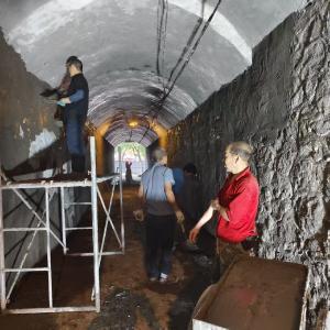 久久为功建设滨江花园城｜扮靓工会隧道  方便群众出行