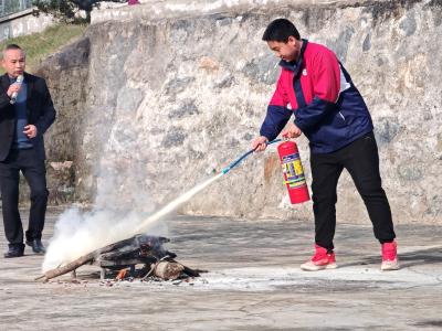 郧阳区五峰乡：消防演练 防范未“燃”