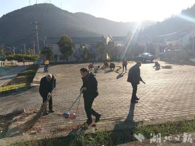 郧阳区刘洞镇：干群动手齐参与 清洁家园启新程