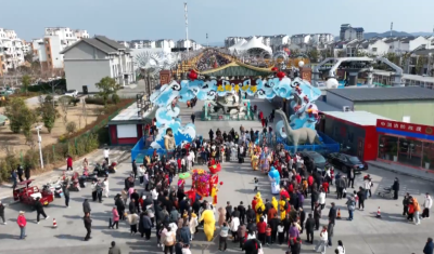 郧阳龙韵景区：传统与现代相融 欢欢喜喜过大年