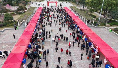 郧阳区举办2026年“春风行动”暨返乡就业创业现场招聘活动