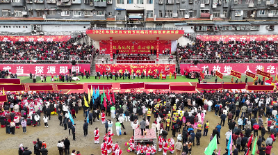 郧阳区举行2026年元宵节民俗花灯秧歌展演巡游活动