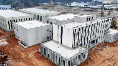 奋力夺取一季度“开门红”｜湖北国大新材料项目一期加快建设 确保10月底投用