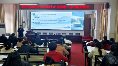 郧阳区新区小学开展学生心理健康工作专题培训