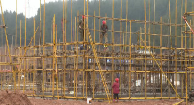 奋力夺取一季度“开门红”｜郧阳区粮食产业园：抢抓春期施工黄金期 全力冲刺开门红