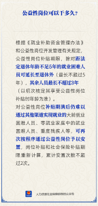 【1分钟看懂】公益性岗位可以干多久？