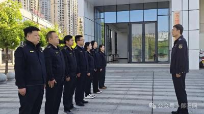 郧阳城管蓝，守护“五一”假期最美烟火气