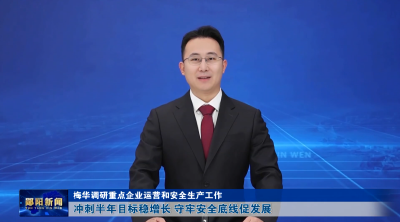 梅华调研重点企业运营和安全生产工作 冲刺半年目标稳增长 守牢安全底线促发展