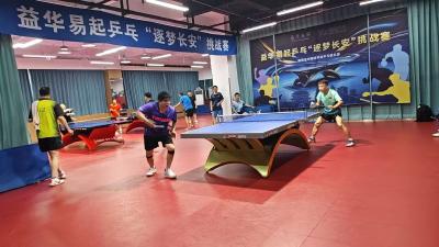 郧阳区乒协赴西安益华国球易起乒乓俱乐部交流学习
