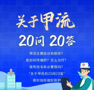 关于甲流，20问20答！