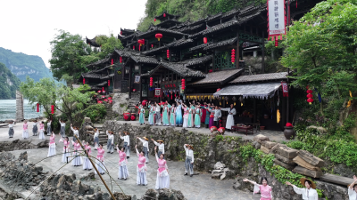 重磅打造！三峡人家大型实景歌舞《龙溪情》精彩上演