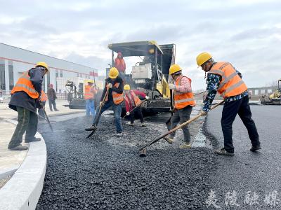 宜昌高铁北站产业园（鸦鹊岭片区）“交通动脉”即将建成通车