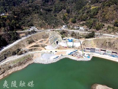 湖北夷陵：抢抓施工“黄金期” 引江补汉工程建设加速推进