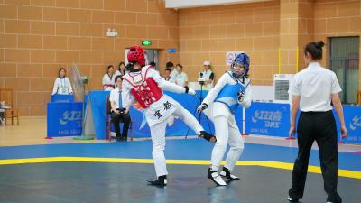 市七运会青少年跆拳道赛开战 以“拳”会友展青春力量