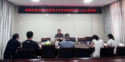 夷陵成立工作专班推进农业社会化服务
