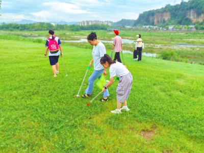 【新时代文明实践】夷陵：生态“拾”光守青山 净滩行动护绿水