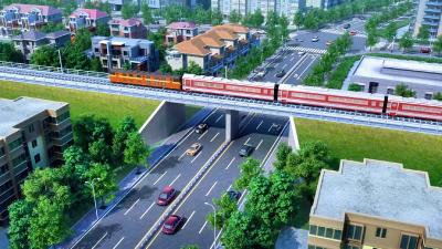 东湖大道铁路道口路段预计9月30日前通车