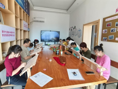 巧手绘就新画卷 牵花绣出好生活