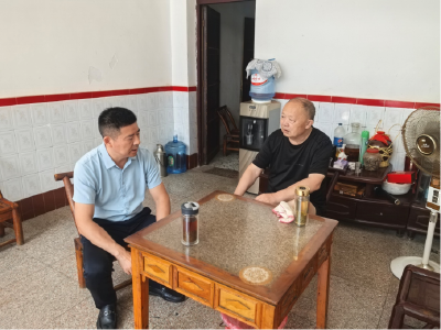 暖心走访送慰问 组织关怀暖人心
