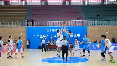 宜昌市七运会（成年人）篮球赛开赛 枝江市代表队迎开门红