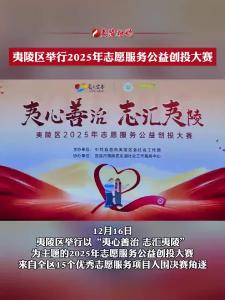 夷陵区举行志愿服务公益创投大赛