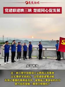 党建联建映三峡，楚能同心促发展