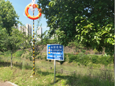 锦云社区：开展重点水域巡查  筑牢防溺安全防线