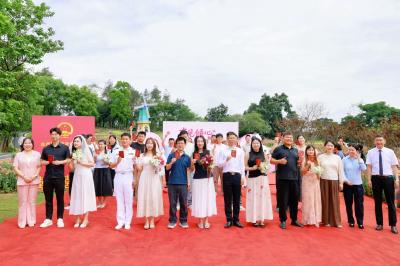 浪漫“520”！夷陵20对新人集体领证 共赴幸福之约