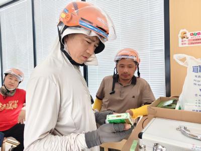 高温送清凉 关爱沁人心——夷陵区为新就业群体撑起“遮阳伞”