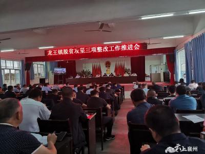 龙王镇召开六月份工作例会