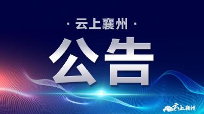 中共襄阳市襄州区委组织部关于公开选调工作人员公告