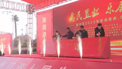 襄州区2022年促消费房、车大联展开幕