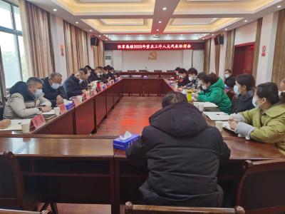 人大代表面对面协商 共谋2023年工作新开局