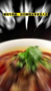 襄阳牛肉面、双沟糊辣汤
