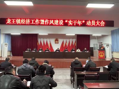龙王镇召开经济工作暨作风建设“实干年”动员大会