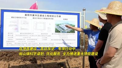 【襄州区峪山镇】凝心聚力抓项目+全力以赴促发展