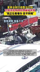 夏季治安打击整治行动古驿派出所快侦快破护民安