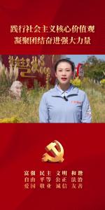 践行社会主义核心价值观 凝聚团结奋进强大力量