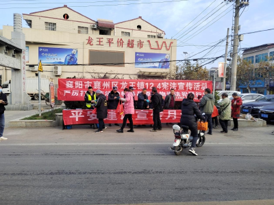 龙王镇：宪法宣传日 禁毒宣传在行动